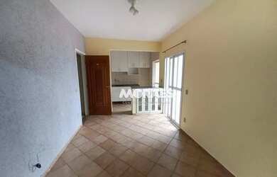 Imagem: O apartamento possui 1 Dormitório, 1 Banheiro, 1 Vaga na garagem