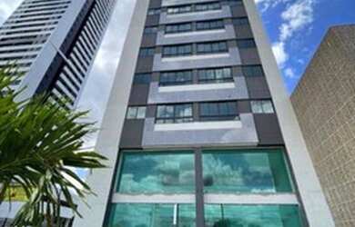 Imagem: O apartamento possui 1 Dormitório, 1 Banheiro, 1 Vaga na garagem