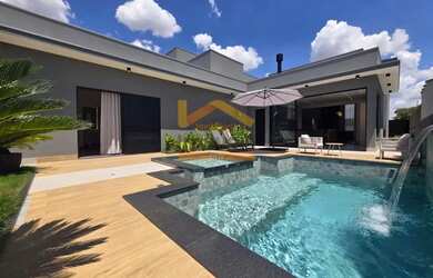 Imagem: Casa de alto padrão em condomínio na Fazenda Santa Lúcia