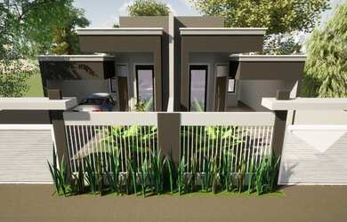 Imagem: A casa possui 3 Dormitórios, 2 Banheiros, 94m² de Área e