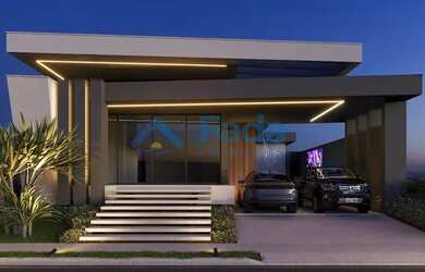 Imagem: A casa em condomínio possui 5 Dormitórios, 5 Banheiros, 368m²