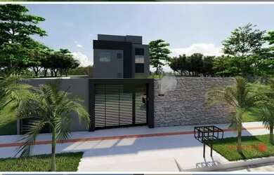 Imagem: A casa possui 2 Dormitórios, 1 Banheiro, 1 Vaga na garagem