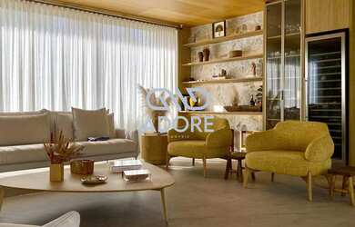 Imagem: A casa em condomínio possui 5 Dormitórios, 5 Banheiros, 4