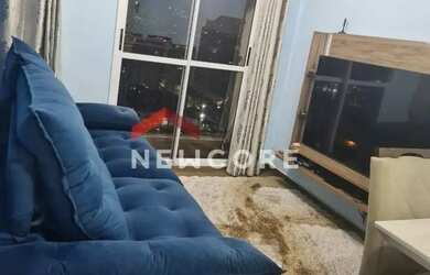 Imagem: O apartamento possui 2 Dormitórios, 1 Banheiro, 1 Vaga na garagem