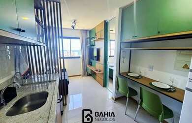 Imagem: O studio possui 1 Dormitório, 1 Banheiro, 25m² de Área, Imóvel