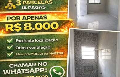 Imagem: A casa possui 2 Dormitórios, 2 Banheiros, 1 Vaga na garagem