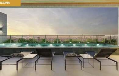 Imagem: O apartamento possui 1 Dormitório, 1 Banheiro, 1 Vaga na garagem