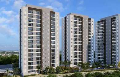 Imagem: O apartamento possui 2 Dormitórios, 1 Banheiro, 1 Vaga na garagem