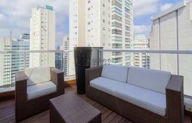 Imagem: O apartamento na cobertura possui 2 Dormitórios, 2 Banheiros