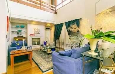 Imagem: O apartamento na cobertura possui 4 Dormitórios, 3 Banheiros