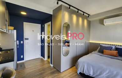 Imagem: O apartamento possui 1 Dormitório, 1 Banheiro, 27m² de Área