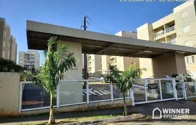 Imagem: O apartamento possui 2 Dormitórios, 1 Banheiro, 1 Vaga na garagem