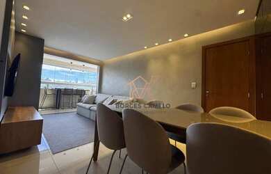 Imagem: O apartamento possui 4 Dormitórios, 3 Banheiros, 3 Vagas na