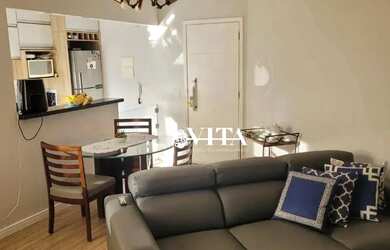 Imagem: O apartamento possui 2 Dormitórios, 1 Banheiro, 1 Vaga na garagem