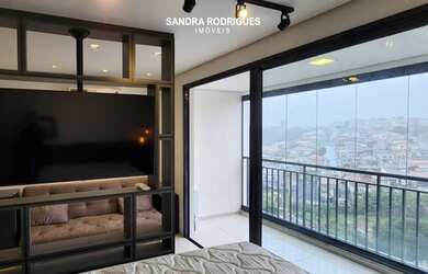 Imagem: O apartamento possui 1 Dormitório, 1 Banheiro, 1 Vaga na garagem