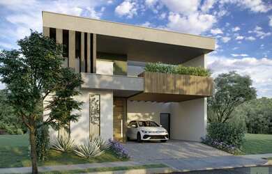 Imagem: A casa em condomínio possui 3 Dormitórios, 4 Banheiros, 4