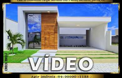 Imagem: A casa em condomínio possui 3 Dormitórios, 3 Banheiros, 2