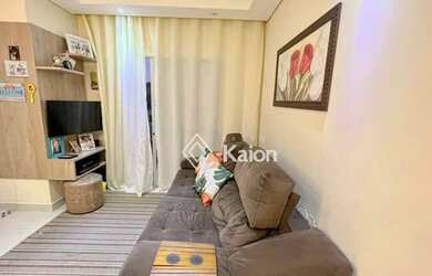 Imagem: O apartamento possui 2 Dormitórios, 1 Banheiro, 2 Vagas na