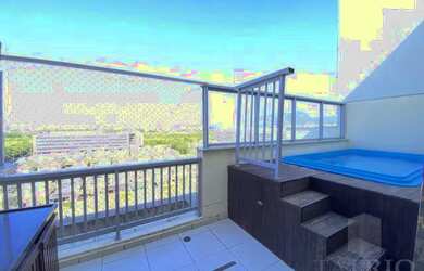 Imagem: O apartamento na cobertura para alugar possui 3 Dormitórios