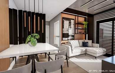 Imagem: O apartamento possui 3 Dormitórios, 1 Banheiro, 2 Vagas na