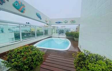 Imagem: O apartamento na cobertura possui 4 Dormitórios, 5 Banheiros