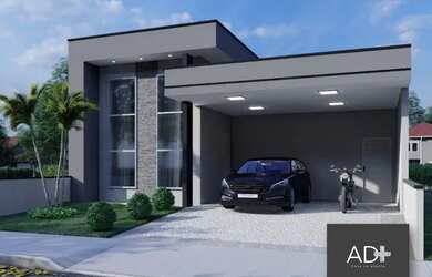 Imagem: A casa em condomínio possui 3 Dormitórios, 2 Banheiros, 2