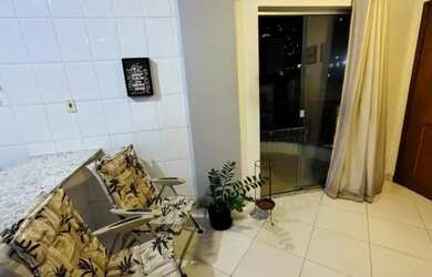 Imagem: O apartamento possui 1 Dormitório, 1 Banheiro, 1 Vaga na garagem