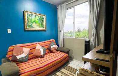 Imagem: O apartamento possui 2 Dormitórios, 1 Banheiro, 1 Vaga na garagem