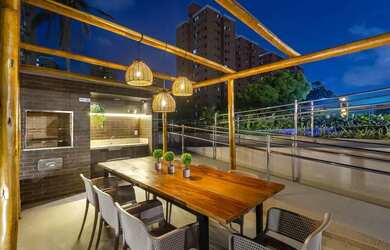 Imagem: O apartamento possui 2 Dormitórios, 2 Banheiros, 1 Vaga na