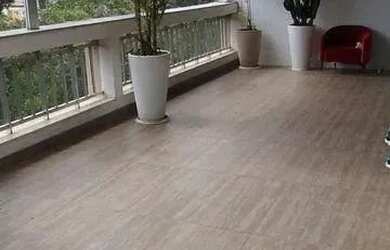 Imagem: O apartamento na cobertura possui 4 Dormitórios, 4 Banheiros