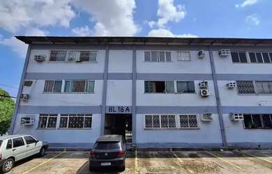 Imagem: O apartamento possui 2 Dormitórios, 1 Banheiro, 1 Vaga na garagem