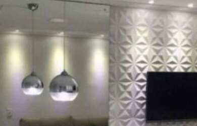 Imagem: O apartamento possui 2 Dormitórios, 1 Banheiro, 1 Vaga na garagem