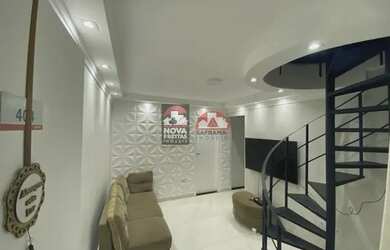 Imagem: O apartamento na cobertura possui 2 Dormitórios, 1 Banheiro