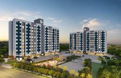 Imagem: O apartamento possui 2 Dormitórios, 1 Banheiro, 1 Vaga na garagem