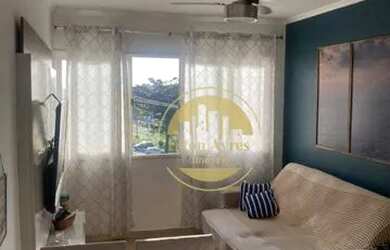 Imagem: O apartamento possui 1 Dormitório, 2 Banheiros, 1 Vaga na garagem