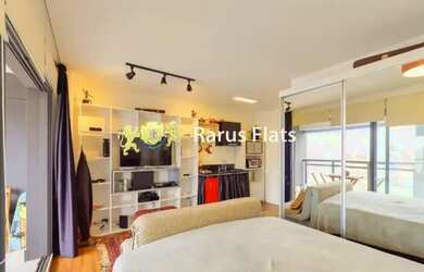 Imagem: O studio possui 1 Dormitório, 1 Banheiro, 31m² de Área e