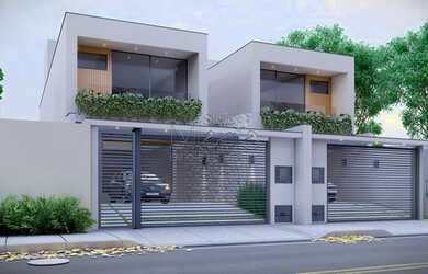 Imagem: A casa possui 3 Dormitórios, 2 Banheiros, 4 Vagas na garagem