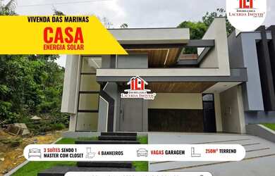 Imagem: A casa em condomínio possui 3 Dormitórios, 4 Banheiros, 4