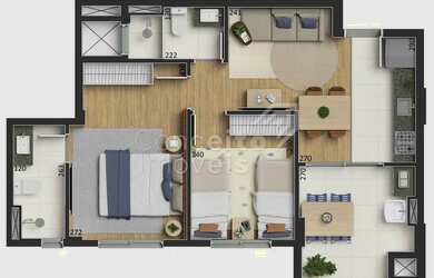 Imagem 3: Residencial Eleva You - Oficinas - Apartamento