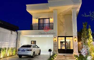 Imagem: A casa em condomínio possui 4 Dormitórios, 5 Banheiros, 4