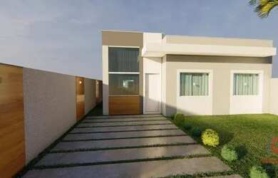 Imagem: A casa possui 3 Dormitórios, 2 Banheiros, 2 Vagas na garagem