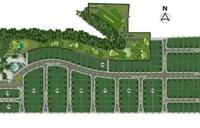 Imagem: O terreno possui 603m² de Área e está localizado em Plano