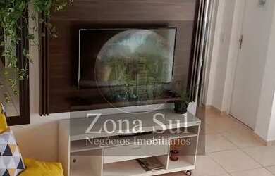 Imagem: O apartamento possui 2 Dormitórios, 1 Banheiro, 1 Vaga na garagem