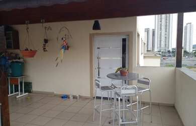 Imagem: O apartamento na cobertura possui 3 Dormitórios, 2 Banheiros