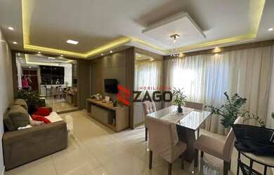 Imagem: O apartamento possui 3 Dormitórios, 2 Banheiros, 2 Vagas na