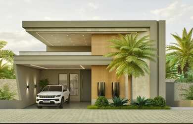 Imagem: A casa em condomínio possui 3 Dormitórios, 3 Banheiros, 4