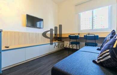 Imagem: O apartamento possui 1 Dormitório, 1 Banheiro, 20m² de Área