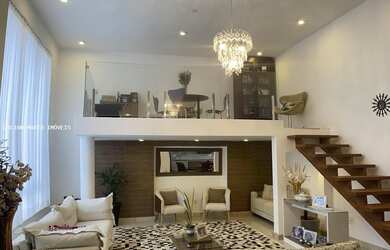 Imagem: A casa possui 4 Dormitórios, 5 Banheiros, 3 Vagas na garagem