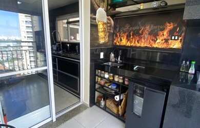 Imagem: O apartamento possui 3 Dormitórios, 4 Banheiros, 2 Vagas na