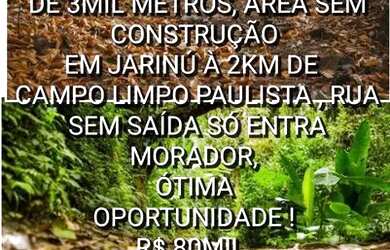 Imagem: O terreno possui 3.000m² de Área e está localizado em Campo